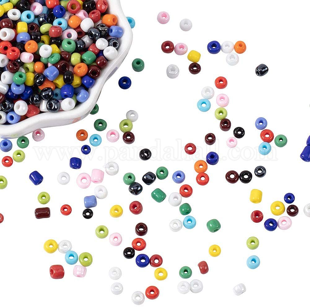 Shop NBEADS 454g Mixed Round Glass Seed Beads for Jewelry Making