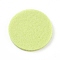 Fibre Perfume Pads, Essential Oils Diffuser Locket Pads, Flat Round, Green Yellow, 30x3.5mm