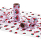 Gauze Deco Mesh, Strawberry Pattern, Pink, 5-7/8 inch(150mm), about 10.00 Yards(9.14m)/Roll