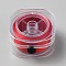 90M Flat Elastic Crystal String, Red, 0.8mm, about 98.43 Yards(90m)/pc