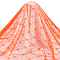 Halloween Theme Polyester Lace Fabric, Skull Pattern, Coral, 1630x0.1mm