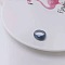 1Pc Acrylic Finger Rings, Steel Blue, US Size 7 1/4(17.5mm)