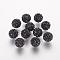 Polymer Clay Rhinestone Beads, Grade A, Round, Pave Disco Ball Beads, Jet, 10x9.5mm, Hole: 1.5~1.8mm