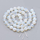 Chapelets de perles d'opalite G-S332-6mm-004-3