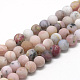 Chapelets de perles en opale rose naturelle G-R446-12mm-38-1