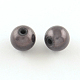 Perles rondes en acrylique peintes par pulvérisation miracle X-MACR-Q154-20mm-N05-2