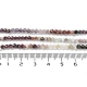 Naturelles et synthétiques mélangées perles de pierres précieuses brins G-D080-A01-02-5