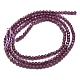 Natural Garnet Beads Strands G-O186-D01-3