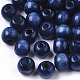 Dyed Natural Wood Beads WOOD-Q006-10mm-14-LF-1-1