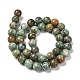 Fili di perline turchese naturale G-P506-04D-01-3