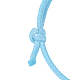 Création de bracelets en corde de polyester ciré coréen AJEW-JB00011-3