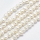 Natural Cultured Freshwater Pearl Beads Strands PEAR-F007-59-1