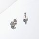 Elegant Stainless Steel Heart-shaped Stud Earrings for Women IO4754-4-1