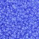 8/0透明ガラス種ビーズ  丸い穴  つや消しの内側の色  ラウンド  藤紫色  3~4x2~3mm  穴：0.8mm  約15000個/ポンド SEED-S048-P-002-3