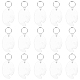 Chgcraft 20 juegos de llaveros de sublimación en blanco KEYC-CA0001-06-1