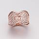 Gorgeous Tin Alloy Czech Rhinestone Finger Rings For Women RJEW-BB14029-8-3