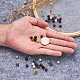 Kissitty 100pcs 10 couleurs perles de pierres précieuses naturelles G-KS0001-10-4