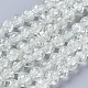 Perles en verre craquelé rondes claires 8mm pour diy bijoux X-CCG-Q001-8mm-01-2