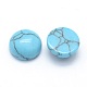 Synthetic Turquoise Cabochons X-G-P393-R13-8mm-2