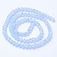 Electroplate Glass Beads Strands EGLA-A034-J8mm-B02-2