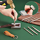 Ensembles d'outils d'estampage de sculpture sur cuir TOOL-WH0134-50-5