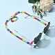 Personalized Acrylic Cable Chain Necklaces NJEW-JN02899-05-5