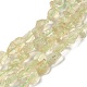 Fili di perline di cristallo di topazio naturale grezzo grezzo G-I283-G05-01-1