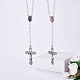 5 collana di perline rosario NJEW-SW00017-4
