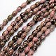 Natural Rhodonite Oval Beads Strands G-F236-02A-1