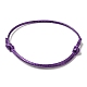 Création de bracelets en corde de polyester ciré coréen AJEW-JB00011-05-1