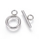 304 Stainless Steel Toggle Clasps STAS-I120-61C-P-1