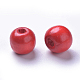 Dyed Natural Wood Beads X-WOOD-Q006-10mm-01-LF-2