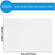 BENECREAT 10 Sheet Double Sided Adhesive Sheets White Self Adhesive Tape Sandwich Layer with Double Side Tape for Gift Wrapping Paper Craft Handmade Card DIY-BC0002-65-3