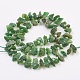 Brins de perles de diopside vert naturel G-F568-016-2