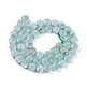 Hilos de perlas de vidrio natural G-I247-19C-2