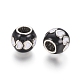 Antique Silver Plated Alloy European Beads MPDL-L029-S03-AS-2