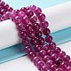 Dyed Natural Malaysia Jade Beads Strands G-G021-02A-03-2