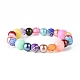 Juegos de pulseras y collares con tema de arcoíris para niños SJEW-JS01266-3