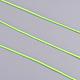 ナイロン糸  カスタム織ジュエリーにはナイロンのアクセサリーコード  芝生の緑  0.8mm  約49.21ヤード（45m）/ロール NWIR-K022-0.8mm-26-2