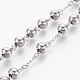304 Stainless Steel Rosary Bead Necklaces NJEW-F240-10P-4