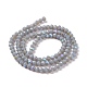 Chapelets de perles en verre opaque de couleur unie EGLA-A034-P4mm-L13-2