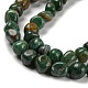 Brins de perles de jade sud-africaines naturelles G-P070-07A-4