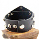 Punk Rock Style Cowhide Leather Skull Bracelets BJEW-O088-12-3