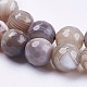Natural Striped Agate/Banded Agate Beads Strands G-P364-17-8mm-3