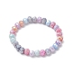 Glass Rondelle Beaded Bracelets for Women BJEW-JB09369-2