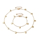Бабочки латунные подвески ожерелья и браслеты комплекты украшений SJEW-JS01150-1
