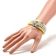 Bracelets élastiques faits à la main de perles heishi en pâte polymère BJEW-JB07425-3