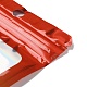 Borse rettangolari con chiusura a zip in pvc laser ABAG-P011-01E-02-3