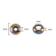 Revestimiento iónico (ip) 304 perlas de acero inoxidable STAS-CJ0001-203-2