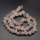 Pépites naturel rose de perles de quartz brins X-G-P029-06-3